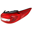 Passenger Side, Inner and Outer Halogen Tail Light, With bulb(s), OE Replacement, CAPA Certified