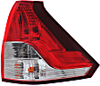 Passenger Side, Upper and Lower Halogen Tail Light, With bulb(s), OE Replacement