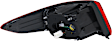 2015-2017 Hyundai Sonata - Driver and Passenger Side, Outer Tail Lights, with Bulbs, LED, Mounts on Body
