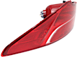 Passenger Side, Inner and Outer Halogen/LED Combo Tail Light, With bulb(s), OE Replacement