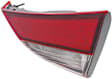 Passenger Side, Inner and Outer Halogen/LED Combo Tail Light, With bulb(s), OE Replacement