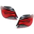 Passenger Side, Inner and Outer LED Tail Light, With bulb(s), OE Replacement