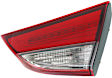 Passenger Side, Inner and Outer LED Tail Light, With bulb(s), OE Replacement