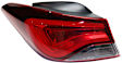Driver Side, Inner And Outer Halogen/LED Combo Tail Light, With bulb(s), OE Replacement