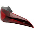 Passenger Side, Inner and Outer Halogen Tail Light, With bulb(s), OE Replacement