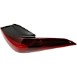 Passenger Side, Inner and Outer Halogen Tail Light, With bulb(s), OE Replacement
