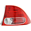 Driver and Passenger Side, Inner and Outer Tail Lights, without Bulb, Halogen