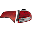 2009-2011 Honda Civic - Passenger Side, Inner and Outer Halogen Tail Light, Without bulb(s), OE Replacement, Sedan