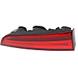 Passenger Side, Inner and Outer Halogen Tail Light, With bulb(s), OE Replacement