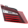 Driver Side, Inner and Outer Tail Lights, with Bulb, Halogen/LED Combo, 4-Door, Sedan, Mounts On Trunk Lid, CAPA CERTIFIED