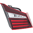 Driver Side, Inner and Outer Tail Lights, with Bulb, Halogen/LED Combo, 4-Door, Sedan, Mounts On Trunk Lid, CAPA CERTIFIED