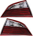 Driver and Passenger Side, Inner Halogen Tail Light, With bulb(s), OE Replacement