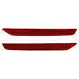 Rear, Driver and Passenger Side Bumper Reflector