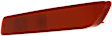 Rear, Driver and Passenger Side Bumper Reflector