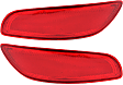 Rear, Driver and Passenger Side Bumper Reflector