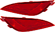 Rear, Driver and Passenger Side Bumper Reflector