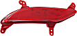 Rear, Driver and Passenger Side Bumper Reflector