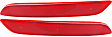 Rear, Driver and Passenger Side Bumper Reflector