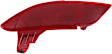 Rear, Driver and Passenger Side Bumper Reflector, CAPA Certified