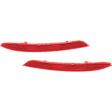 Rear, Driver and Passenger Side Bumper Reflector