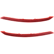 Rear, Driver and Passenger Side Bumper Reflector