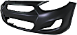 2013 Hyundai Accent - Front and Rear Primed Bumper Cover, Sedan