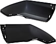 Rear, Driver and Passenger Side Bumper End, Textured Plastic