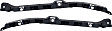 Rear, Driver and Passenger Side Bumper Bracket, Sedan