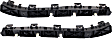 Rear, Driver and Passenger Side Bumper Brackets