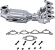 Front and Rear Catalytic Converter, 2.0L, 4Cyl, Federal EPA Standard, 46-State Legal (Cannot ship to CA, CO, NY or ME), Direct Fit