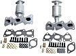 2006 Hyundai Sonata - Front, Driver and Passenger Side Catalytic Converter, 3.3L 6Cyl, Federal EPA Standard, 46-State Legal (Cannot ship to CA, CO, NY or ME), Radiator Side, Direct Replacement Series