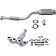 Front and Rear Catalytic Converter, 2.0L, 4Cyl, Federal EPA Standard, 46-State Legal (Cannot ship to CA, CO, NY or ME), Sedan, Direct Fit