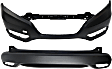 Front and Rear Front - Primed, Rear - Textured Bumper Cover