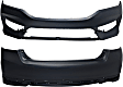 Sedan Front and Rear Primed Bumper Cover