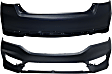 Sedan Front and Rear Primed Bumper Cover CAPA Certified