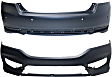 Sedan Front and Rear Primed Bumper Cover 3.5L, 6Cyl