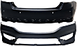 Sedan Front and Rear Primed Bumper Cover Touring 3.5L, 6Cyl, CAPA Certified