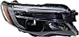 Driver and Passenger Side Headlights, with Bulbs, Halogen, without auto dimming, with auto on and off, CAPA Certified