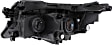 2016-2018 Honda Pilot - Driver and Passenger Side Headlights, with Bulbs, Halogen, without Automatic Dimming Headlights without Automatic Headlights, without auto dimming and auto on and off