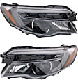 2016-2018 Honda Pilot - Driver and Passenger Side Headlights, with Bulbs, Halogen, without Automatic Dimming Headlights without Automatic Headlights, without auto dimming and auto on and off, CAPA Certified