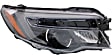 2016-2018 Honda Pilot - Driver and Passenger Side Headlights, with Bulbs, Halogen, without Automatic Dimming Headlights without Automatic Headlights, without auto dimming and auto on and off, CAPA Certified