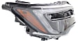 2018 Honda Ridgeline - Driver and Passenger Side LED Headlight, With bulb(s), OE Replacement