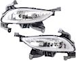 Front, Driver and Passenger Side Fog Lights, With Bulb(s), Halogen