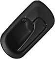 Rear, Driver and Passenger Side Black Interior Door Handle, Without Door Lock Hole, Sedan