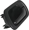 Rear, Driver and Passenger Side Black Interior Door Handle, Without Door Lock Hole, Sedan