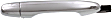 2012 Honda Civic - Front, Driver and Passenger Side Chrome Exterior Door Handle