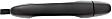 2012 Honda Civic - Front And Rear, Passenger Side Primed Exterior Door Handle, Without Key Hole, Without Smart Entry