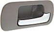 2004 Honda Civic - Front, Driver and Passenger Side Brown bezel with chrome lever Interior Door Handle, With Door Lock Hole, 4-Door, Sedan