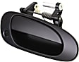Front, Driver and Passenger Side Smooth Black Exterior Door Handle, With Key Hole, Hatchback