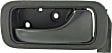 Rear, Driver and Passenger Side Black Interior Door Handle, Sport Utility